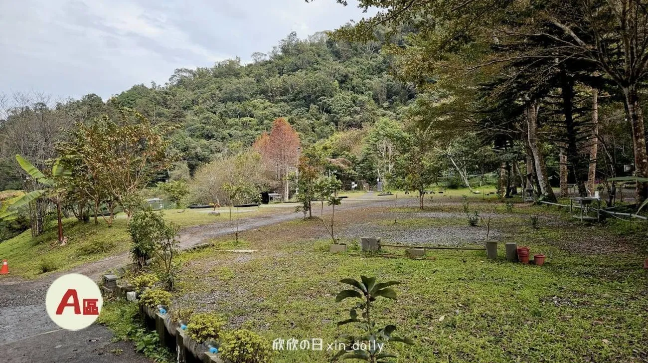 齊樂事露營區A區可看潭景